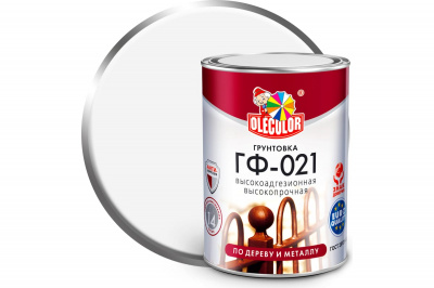 Грунтовка ГФ-021 OLECOLOR (белый, 1 кг)
