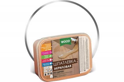 Шпатлевка акриловая по дереву FARBITEX ПРОФИ WOOD* (белый 0,8 кг (12шт))