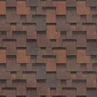 Гибкая черепица SHINGLAS Фокстрот, Кедр ТЕХНОНИКОЛЬ