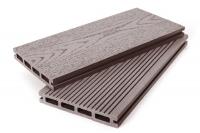 Террасная доска 140 мм вельвет и тиснение Шоколад 3м (БШТ) GRAND LINE