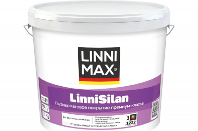Краска водно-дисперсионная для внутренних работ LINNIMAX LinniSilan / ЛИННИМАКС ЛинниСилан (База 1 (0,9 л))