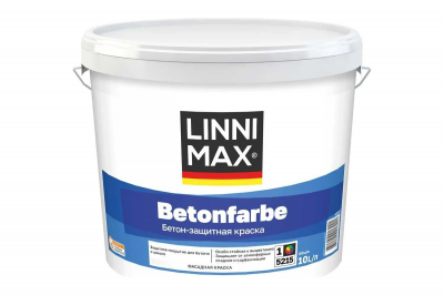 Краска водно-дисперсионная для наружных и внутренних работ LINNIMAX Betonfarbe /ЛИННИМАКС Бетонфарбе (База 1 (10 л))
