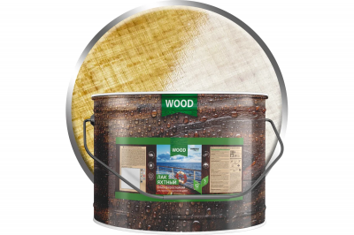 Лак уралкидный яхтный атмосферостойкий FARBITEX ПРОФИ WOOD (высокоглянцевый 9л)