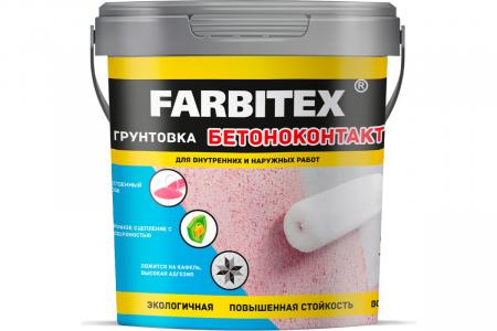 Грунтовка акриловая бетоноконтакт FARBITEX (1,1 кг (6шт))