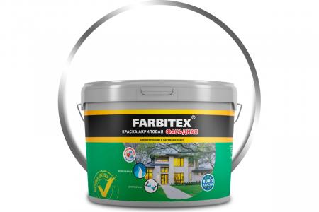 Краска акриловая фасадная FARBITEX (3 кг (6шт))