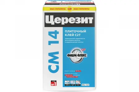 Клей для керамогранита Церезит CM 14 C2T* (25 кг (48))